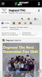Mobile Screenshot of degrassi-tng.deviantart.com