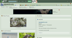 Desktop Screenshot of adorableterrorist.deviantart.com