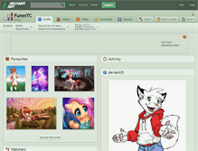 Tablet Screenshot of furentc.deviantart.com