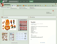 Tablet Screenshot of pahmeesu.deviantart.com
