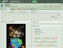 Tablet Screenshot of ninaholic.deviantart.com