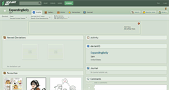 Desktop Screenshot of expandingbelly.deviantart.com