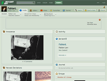 Tablet Screenshot of fabianl.deviantart.com