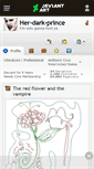 Mobile Screenshot of her-dark-prince.deviantart.com