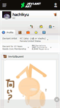 Mobile Screenshot of hachikyu.deviantart.com