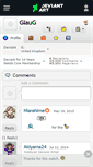 Mobile Screenshot of glaug.deviantart.com