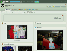 Tablet Screenshot of elchevive199.deviantart.com