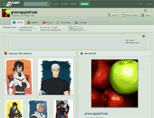 Tablet Screenshot of greenapplefreak.deviantart.com