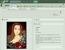 Tablet Screenshot of ooxjen.deviantart.com