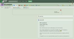 Desktop Screenshot of kd-lunastone.deviantart.com