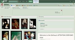 Desktop Screenshot of dollhaus.deviantart.com