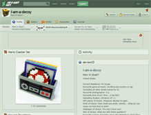 Tablet Screenshot of i-am-a-decoy.deviantart.com