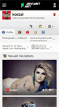 Mobile Screenshot of koszal.deviantart.com