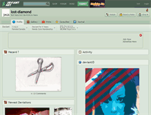 Tablet Screenshot of lost-diamond.deviantart.com