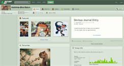 Desktop Screenshot of momma-dino-fans.deviantart.com