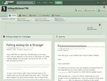 Tablet Screenshot of billkaulitzlover798.deviantart.com