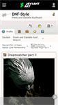 Mobile Screenshot of dnf-style.deviantart.com