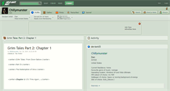 Desktop Screenshot of chillymunster.deviantart.com