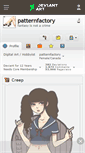 Mobile Screenshot of patternfactory.deviantart.com