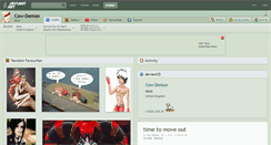Desktop Screenshot of cow-demon.deviantart.com