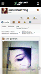 Mobile Screenshot of marvelousthing.deviantart.com
