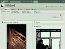 Tablet Screenshot of kyleblackwood.deviantart.com