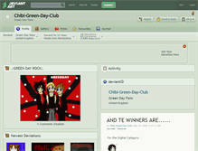 Tablet Screenshot of chibi-green-day-club.deviantart.com