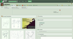 Desktop Screenshot of ladysayan.deviantart.com