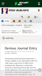 Mobile Screenshot of killer-dodo-bird.deviantart.com