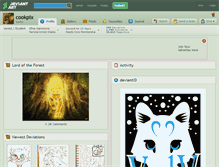 Tablet Screenshot of cookpix.deviantart.com