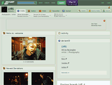 Tablet Screenshot of lvrs.deviantart.com