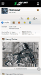 Mobile Screenshot of chimera9.deviantart.com