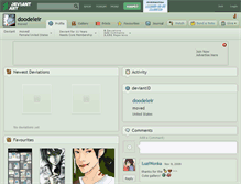 Tablet Screenshot of doodeleir.deviantart.com