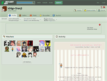 Tablet Screenshot of ichigo-orenji.deviantart.com