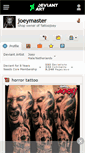 Mobile Screenshot of joeymaster.deviantart.com