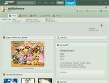 Tablet Screenshot of angelsilvestre.deviantart.com