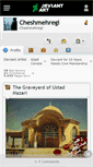 Mobile Screenshot of cheshmehregi.deviantart.com