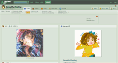 Desktop Screenshot of beautiful-feeling.deviantart.com