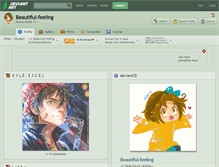Tablet Screenshot of beautiful-feeling.deviantart.com