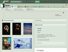 Tablet Screenshot of elenka.deviantart.com