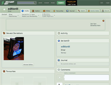 Tablet Screenshot of editioniii.deviantart.com