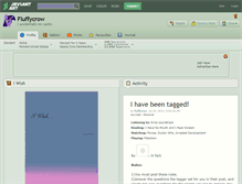 Tablet Screenshot of fluffycrow.deviantart.com