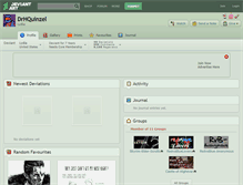 Tablet Screenshot of drhquinzel.deviantart.com