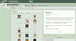 Desktop Screenshot of delicious-bearhug.deviantart.com