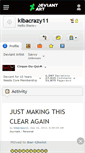 Mobile Screenshot of kibacrazy11.deviantart.com