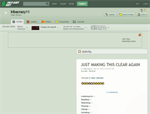 Tablet Screenshot of kibacrazy11.deviantart.com