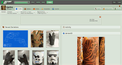 Desktop Screenshot of kjellnz.deviantart.com