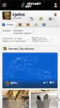 Mobile Screenshot of kjellnz.deviantart.com