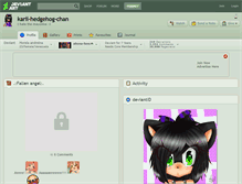 Tablet Screenshot of karii-hedgehog-chan.deviantart.com