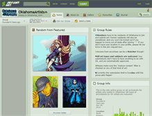 Tablet Screenshot of oklahomaartists.deviantart.com